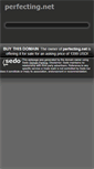 Mobile Screenshot of perfecting.net